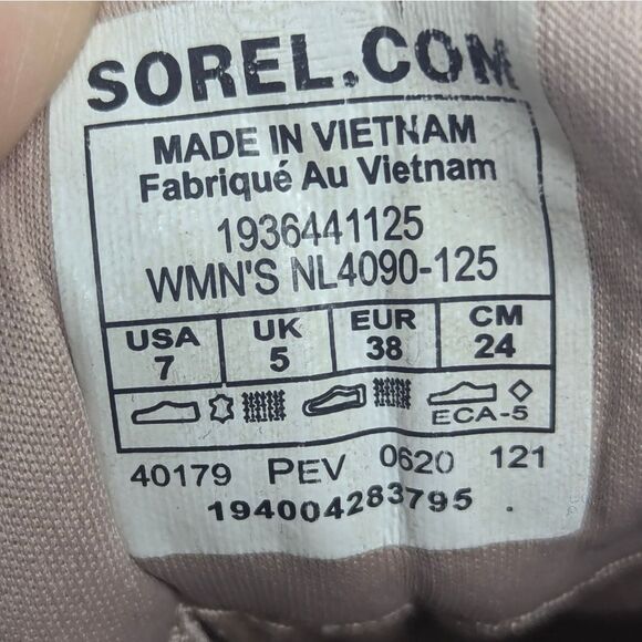 SOREL | Out and About Lace Up Shoes sz 7 - Picture 6 of 10